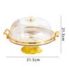 Cake Stand with Lid Footed Cake Plate Platter for Cookies Cupcake Cheesecake