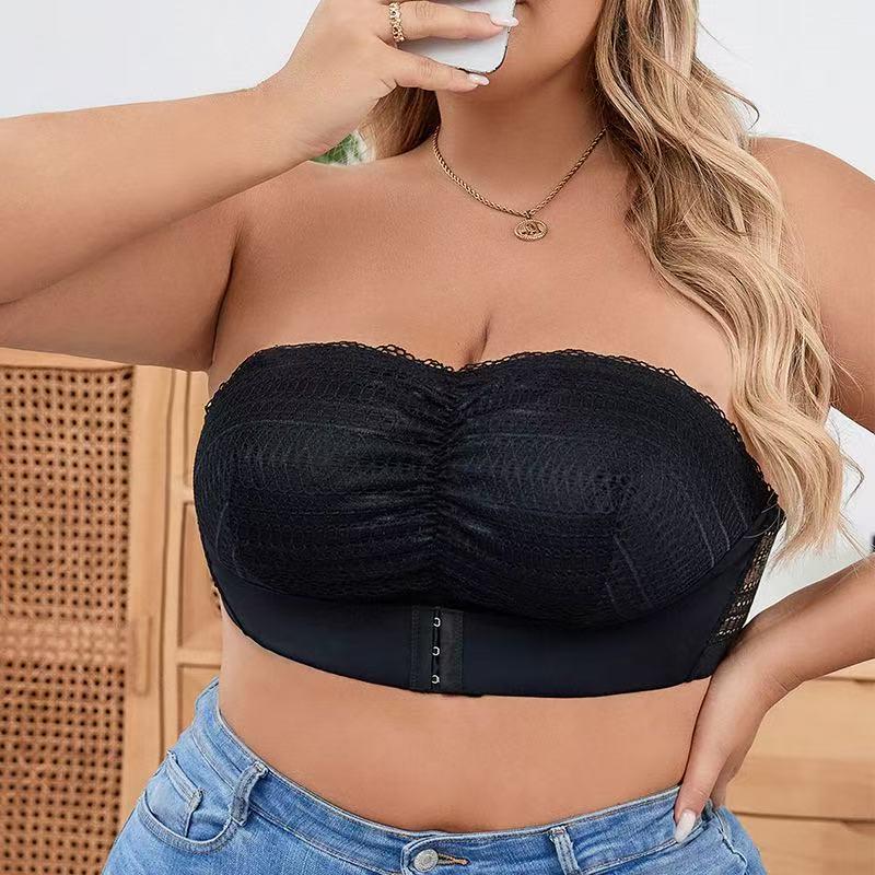 Nouveau Soutien-gorge Élégant Grande Taille avec Bretelles Amovibles – Anti-Affaissement, Soutien-poitrine, et Porté de Deux Manières pour un Soutien Renforcé.