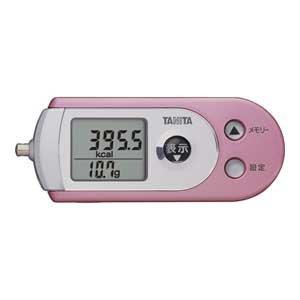 TANITA 3D Sensor Pedometer with Security Buzzer, FB-728, Light Pink, FB-728-LP