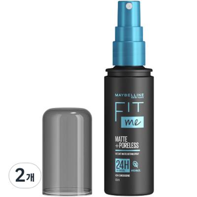 Fit Me Matte Poreless Setting Spray, 60ml, 2 Units