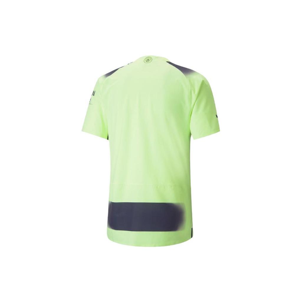 Puma Logo Letter Print Round Neck Short Sleeve Football Jersey Player Edition 22-23 Season Men jersey Green 765733-03