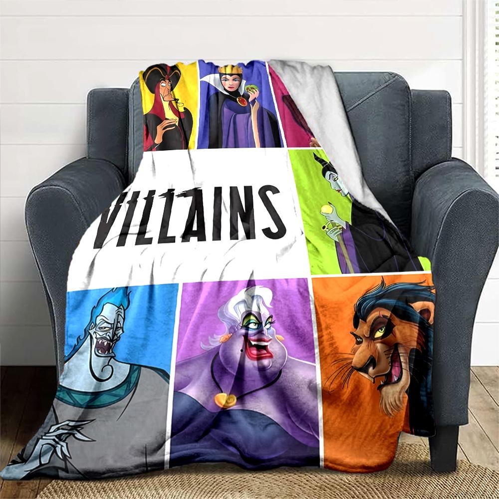 1pc Villains3 Blanket, Gift, for Men and Women, Soft Blanket, Good for Sofa Bed Couch Travel, Lightweight Flannel Blanket