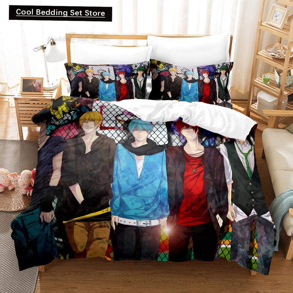 New 3D Print Cartoon Kuroko's Basketball Bedding Set Single Twin Full Queen King Size Bed Set Adult Kid Bedroom Duvet Cover Sets