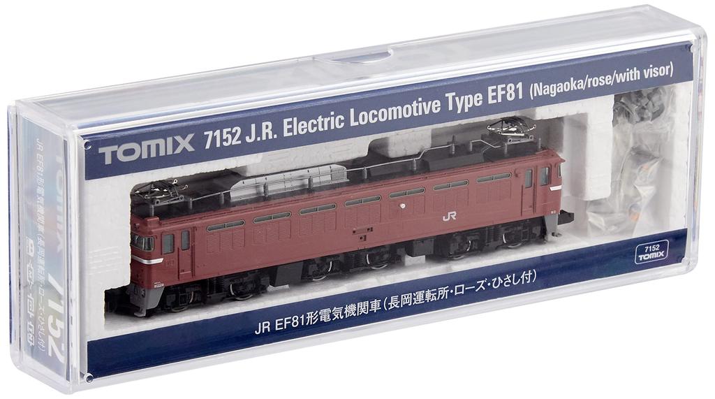 TOMIX N Gauge JR EF81 Electric Nagaoka with Model Electric Locomotive Locomotive, Depot, Rose, Canopy, 7152, Train,