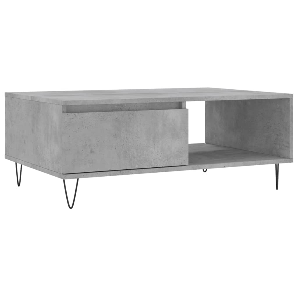  Coffee Table, Concrete Grey, 90x60x35 Cm
