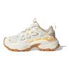 adidas Cushioning Wear-Resistant Low-Top Chunky Sneakers Women's White Yellow Sneakers JQ7617
