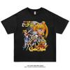 Stylish Black Cotton T-Shirt Featuring Sailor Moon Tsukino Usagi Anime Graphic with Classic Retro 90s Print T-Shirt