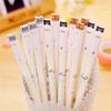 Sencoo Ballpoint Pens 12-Pack Black 0.38mm Cat Design