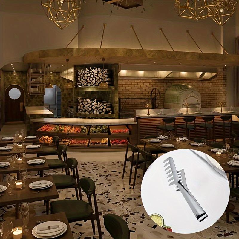 Stainless Steel Pasta Tongs, Buffet & Serving Food Tongs For Restaurant And Home Use, Durable Kitchen Utensils