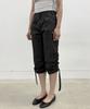 Peulleeoeob Structured Capri Pants (Fl-271_Black)