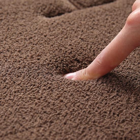 Bathroom Rug Mat Soft Microfiber Bath Rugs Non-Slip Thick Water Absorbent