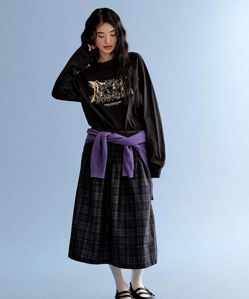 Seupao [Pokemon] Long Sleeve T-Shirt (Black)_Splag23U04