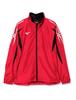 Mizuno Training Wear Windbreaker Shirt Chinese Size M Jacket, Water-Repellent, Sweat-Wicking, Quick-Drying, Unisex, 32JE8015, Red/Black,