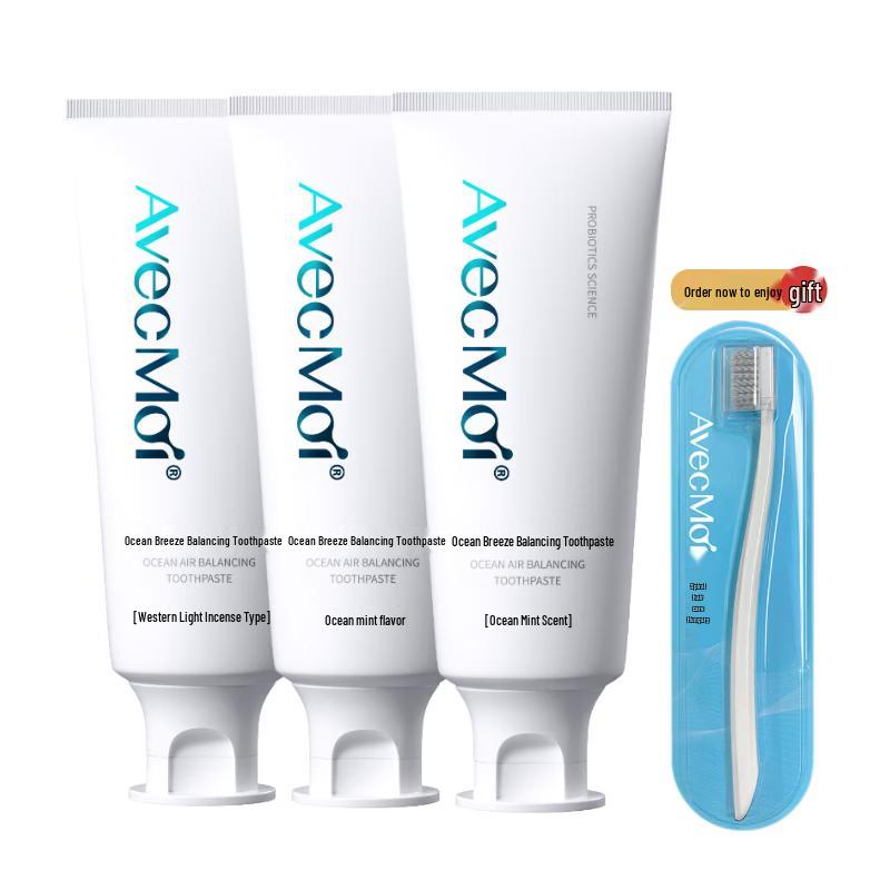 

Avec Moi Ocean Breeze Probiotic Toothpaste 3-Pack