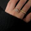 Unique Design Stylish Silver Plated Finger Ring For Women Adjustable And Trendy