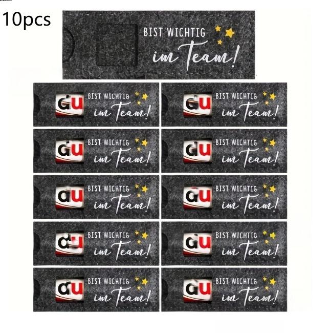 Felt Gift Bags German"You Deserve a Big Thank You"Chocolate Gift Set, Felt Material Gift Box,Suitable for Team/Retirement Gifts