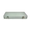 Tinplate Material Watercolor Box Sealed Storage Rectangular Shape Metal Box Silvery Gray Durable Construction Organizer Box