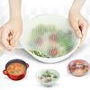 Lids Food Wrap Clear Reusable Silicone Wraps Seal Cover Stretch Fresh Keeping Kitchen Tools