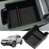 For Renault Dacia Duster 2025 2026 Car Armrest Storage Box ABS Center Console Tray Tidying Organizer Auto Interior Accessories
