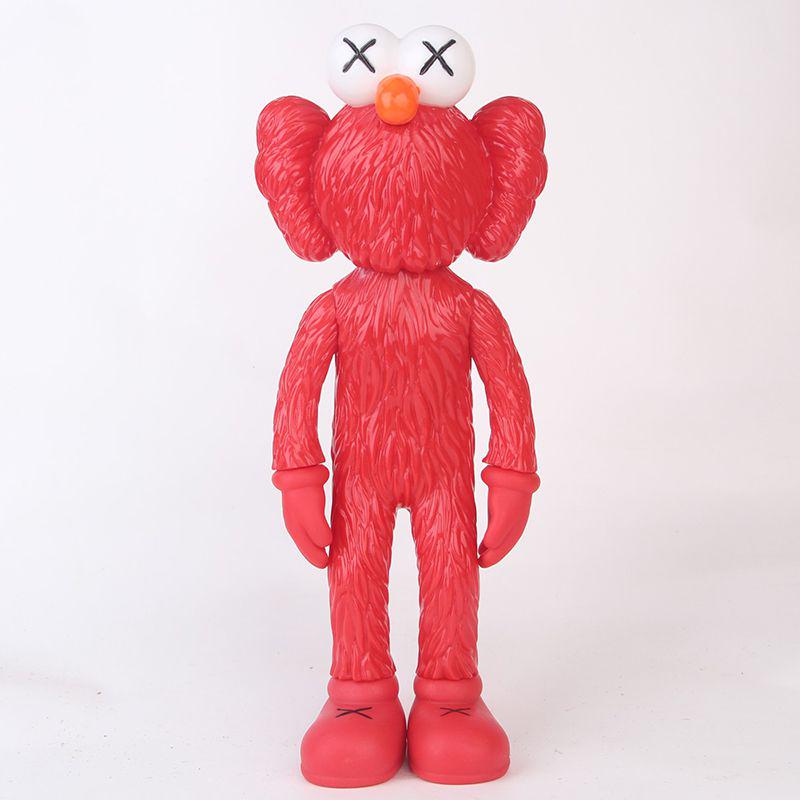 Vibrant 12-inch Kaws Exhibition Sesame Street Kaws Bff Pvc Doll For Collectors