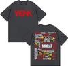 2026 Band Morat Asuntos Pendientes Yem Printed T Shirt Unisex Women Harajuku Hip Hop Vintage Tshirts Casual Short Sleeve Tshirt