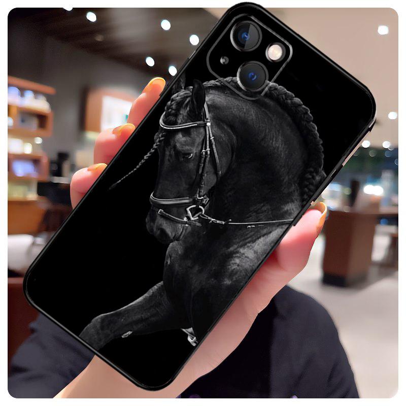 Domineering Cool Horse Case For iPhone 16 14 15 Pro Max 12 13 Mini 11 15 Pro Max Plus X XS Max XR Phone Cover