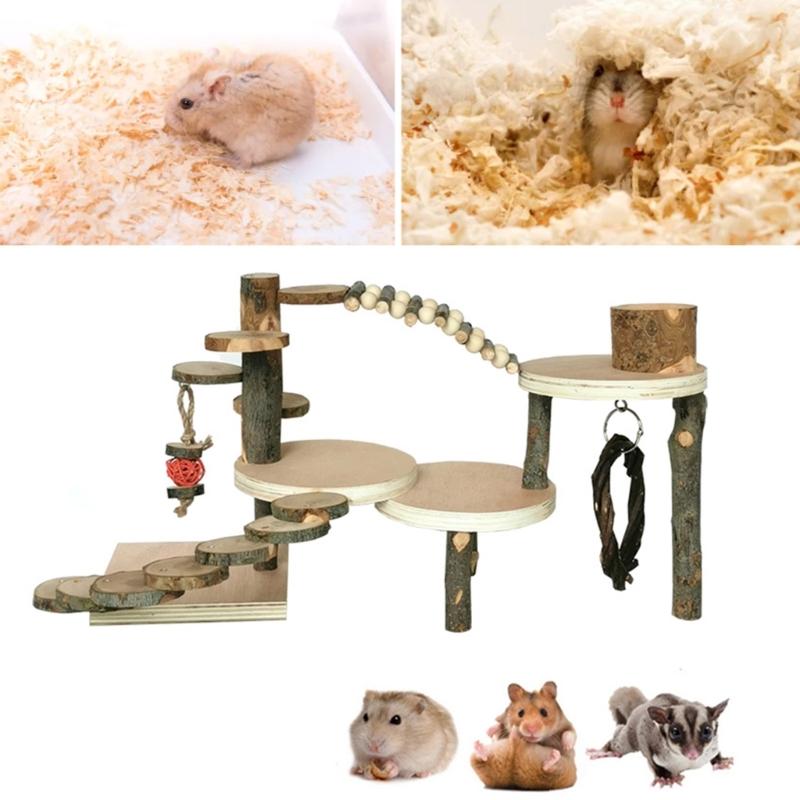 Durable Wood Hamster Toy Designed to Withstand Chewers and Provide Long Lasting Fun Any Hamster Habitat Entertainment