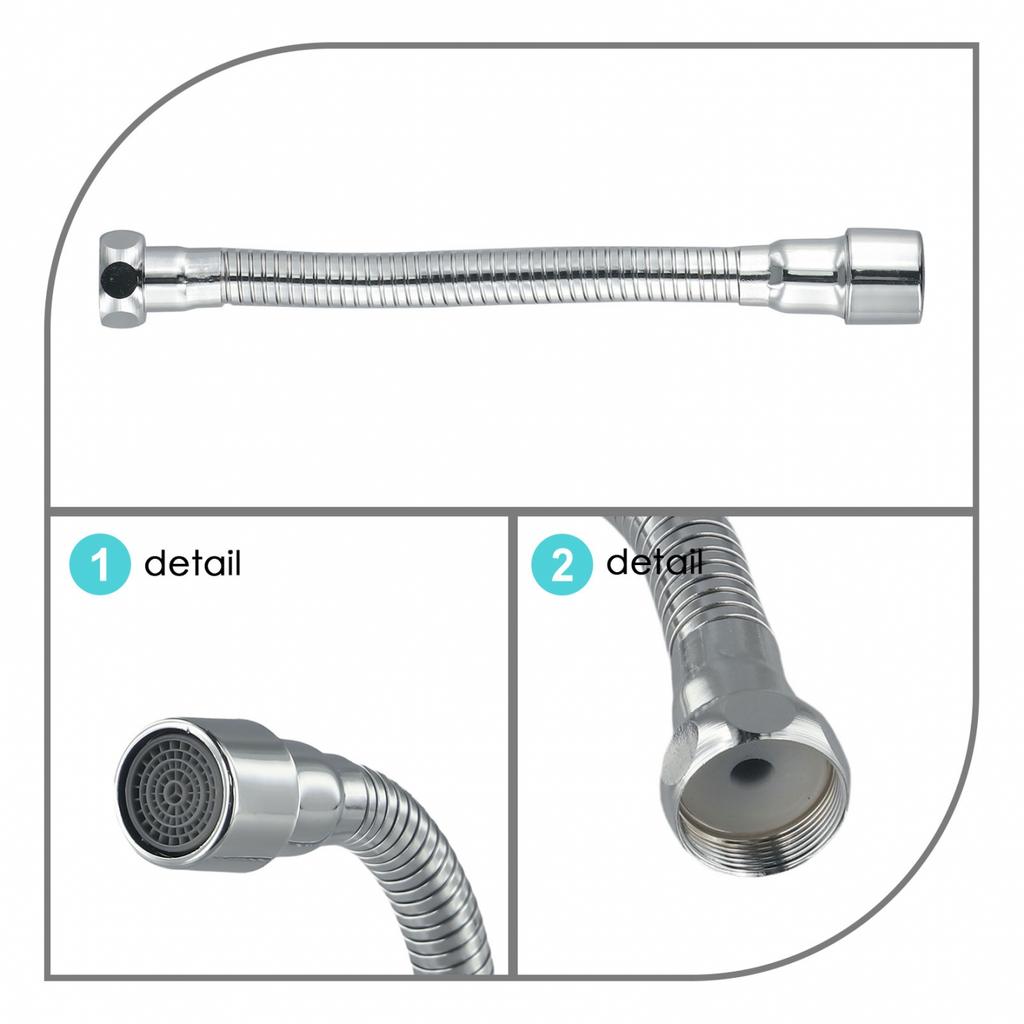 Extender Kitchen Faucet Kitchen Faucet Silver Stainless Steel