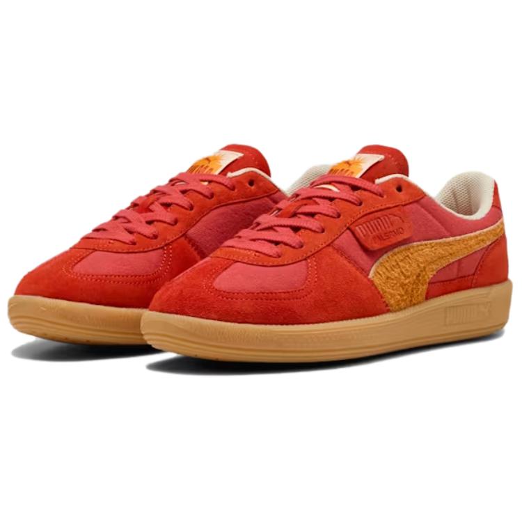 Puma Palermo Weathered Red Fire Dark Poppy Unisex Sneakers 401722-02