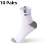 5/10 Paar Herren Bambusfaser Herbst Winter Herrensocken Atmungsaktiv Baumwolle Sportsocke Atmungsaktiv Deodorant Business Socken Größe 37-43