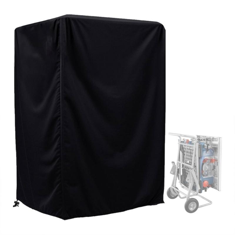 Workshop Machine Dust Cover in Black Cloth Shell for Table Tool Storage, Outdoor Use, and Garage Coverage Daily