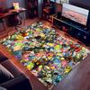 The French Open Print Area Rug-Soft,Washable Non-Slip Indoor Mat Office Chairs,Living Room,Home Office Decorative Rug