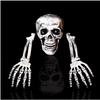 Gartendekoration Feiertag Schädel Knochen Requisiten Bodenbrechend Horror Halloween Dekoration Schädel Partyzubehör Geschenk Dekoration
