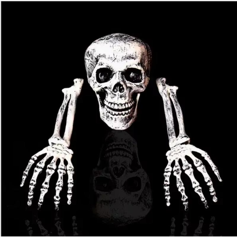 Gartendekoration Feiertag Schädel Knochen Requisiten Bodenbrechend Horror Halloween Dekoration Schädel Partyzubehör Geschenk Dekoration