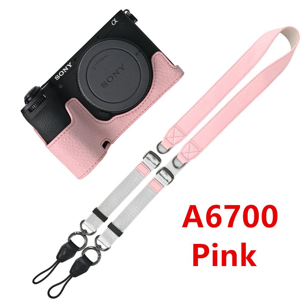 

Получехол для камеры для Sony A6700 Alpha 6700 ILCE-6700 Плечевой ремень Крышка основания