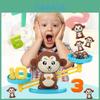 Jogo Divertido de Contagem Matemática Para Crianças Conjunto de Brinquedos Macaco Equilíbrio Para Pré-escolares