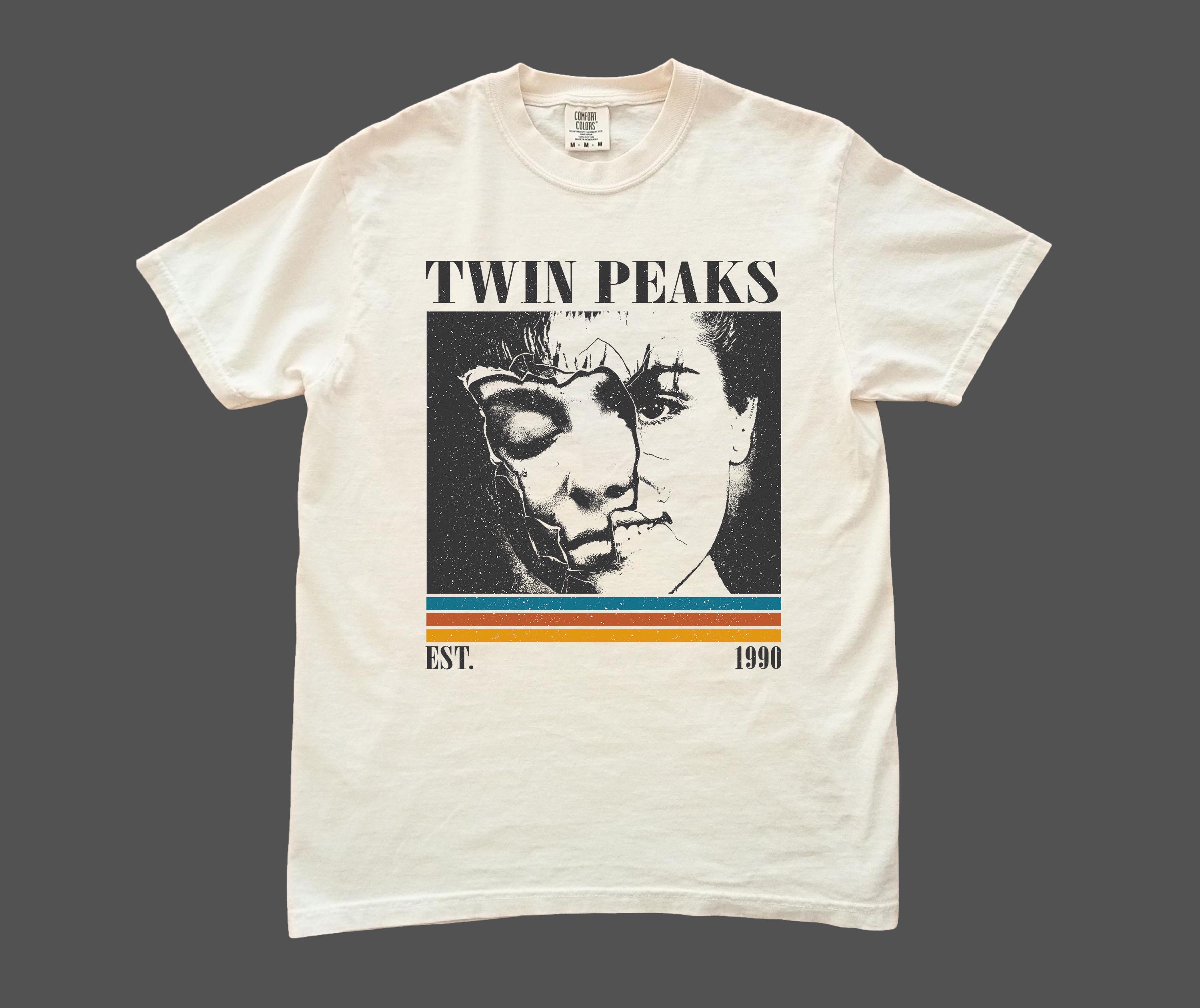 

Twin Peaks TV Drama Theme Tshirt Mens Tshirt Summer New Style Suitable for Both Men and Women M