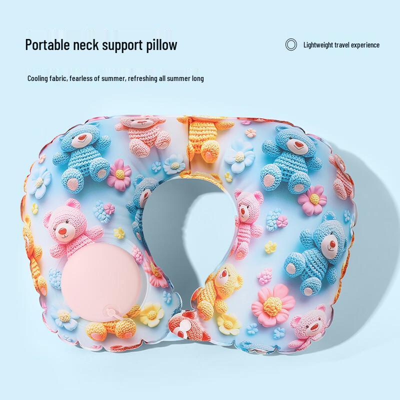

DAXTE Press Inflatable Travel U-Pillow One Size