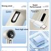 Portable Handheld Turbo Fan High-capacity Lithium Battery Personal Fan Motor Adjustable 100 Gears for Indoor and Outdoor Use