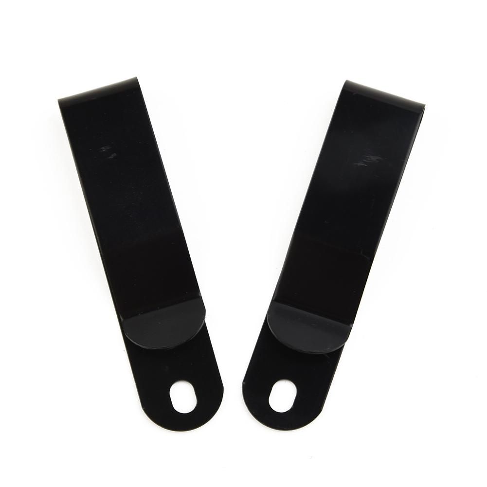 Brand New Steel Belt Clip 62.5*15mm Electroplating Matte Black