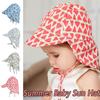Baby Summer Sun Hat 2 To 5 Years Kids Anti-UV Beach Panama Hat Wide Brim Neck Protection Outdoor Travel Toddler Sun Caps