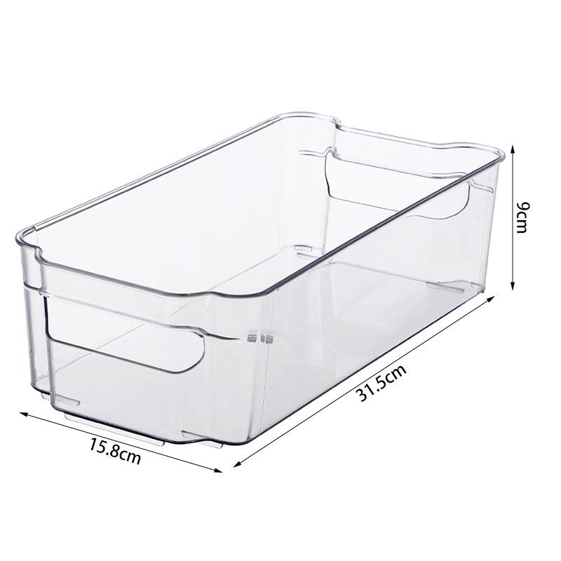 Food-Grade Transparent Refrigerator Storage Box – Large Capacity for Kitchen Organizing