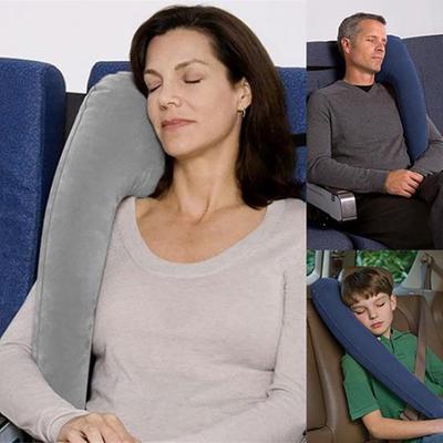 Inflatable Foldable Neck Rest Head Support Car Flight Travel
