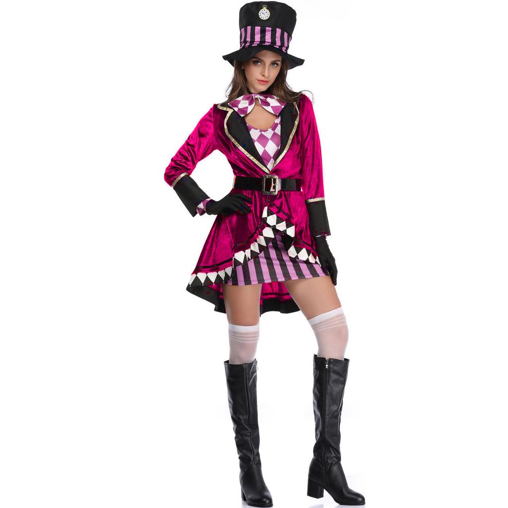Alice Magician costume, Halloween costume, cosplay circus magician cosplay