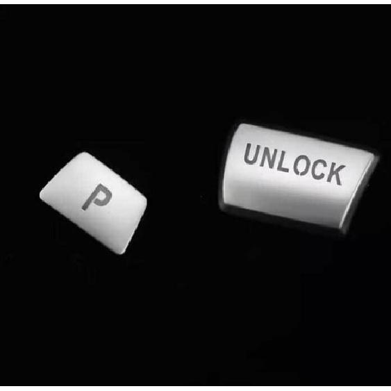 For BMW X5 X6 08-14 ABS Silver Center Console Gear Shift Knob Button Sticker