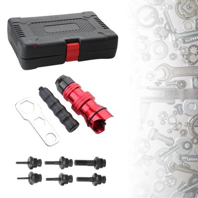 Cordless Drill Electric Rivet Gun Adapter Rivet Nut Drill Adapter Kit M3-M10 Cordless Rivet Nut Tool for Electric Drill