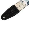 Leathers Polyester Guitar Strap Sublimation Original Artist Printed with Genuine Leather Ends Levy's 2" - Design, (MPD2-016)