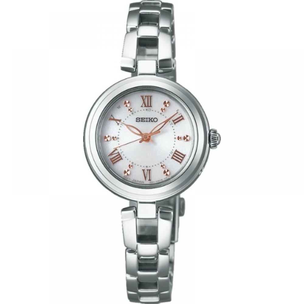 

SEIKO [Часы с радиоуправлением на солнечной энергии] Seiko Selection SEIKO SELECTION Solar Radio Wave SWFH089 Белый Серебристый [Подлинный]