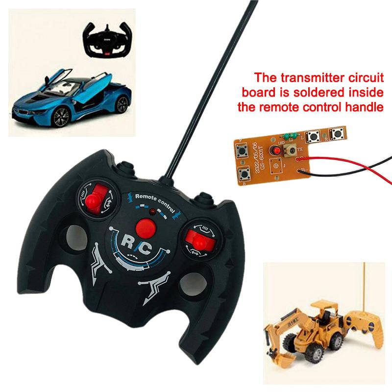 857  27MHz Circuit 4CH RC Remote ControlPCB Transmitter and Receiver Board with Antenna Radio System Car Accessories'