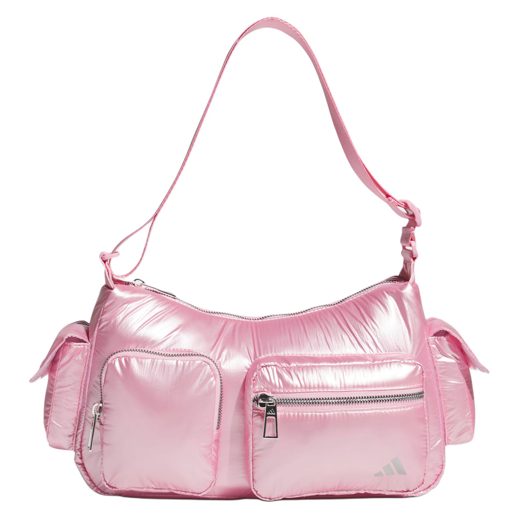 

Сумка кроссбоди Adidas из полиуретана, женская сумка через плечо, прозрачно-розовая Adidas JN9651 очистить розовый